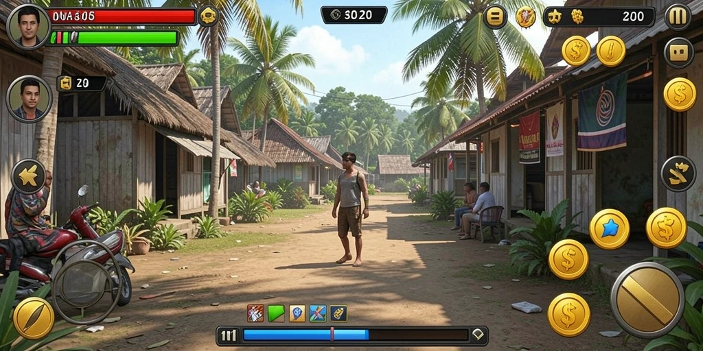 Fitur multiplayer untuk bermain bersama teman.