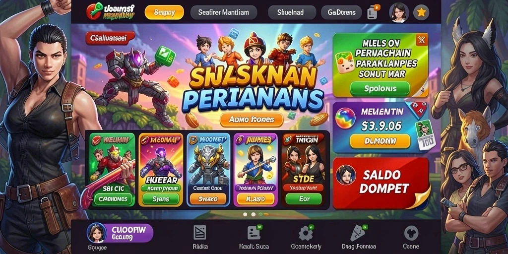 Berbagai item koleksi yang menambah keseruan permainan.