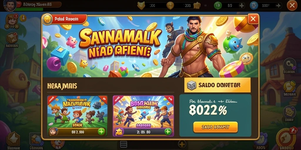 Grafis halus yang memukau di dunia fantasi.